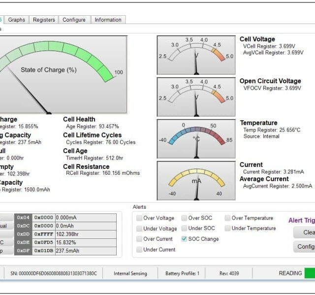 BatteryfuelgaugeEVkit