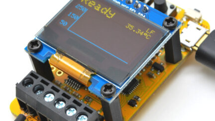Tiny Reflow Controller V2 features an OLED display