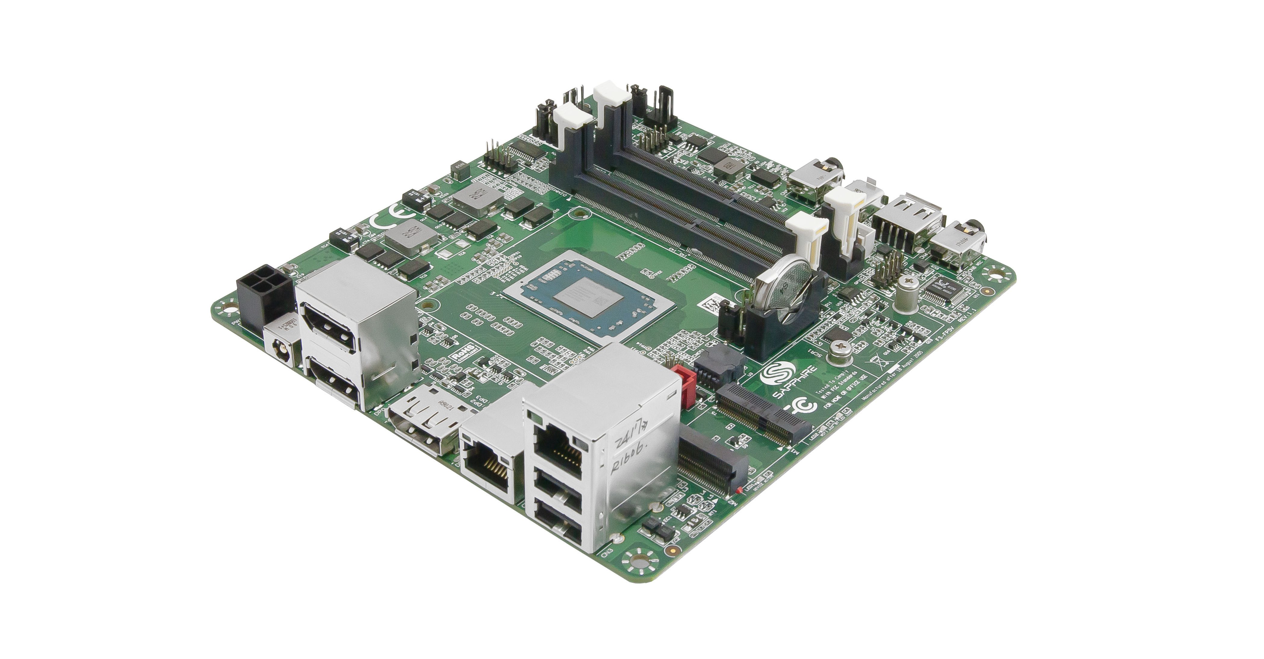 AMD FS-FP5R 5×5 – Development board with triple DP++ ports runs on Ryzen R1000 AMD FS-FP5R 5×5 – Development board with triple DP++ ports runs on Ryzen R1000