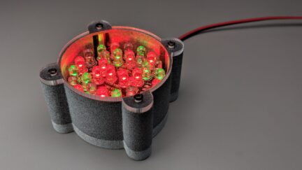 Homebrew DMX-controlled RGB LED light
