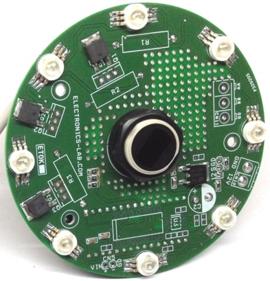 8 RGB LED Driver Shield for Arduino Nano with Optical Defuse Sensor