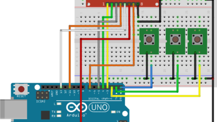 Menu on Nokia 5110 LCD display with Arduino
