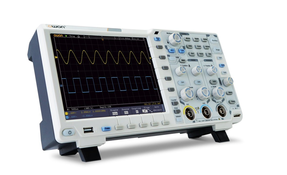 Owon XDS3102 100Mhz 1GS/s Oscilloscope features AWG and datalogger