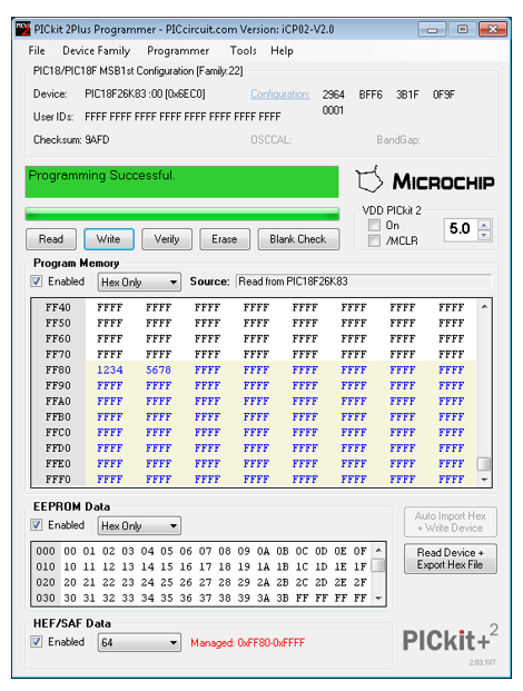 microchip pickit 3 software