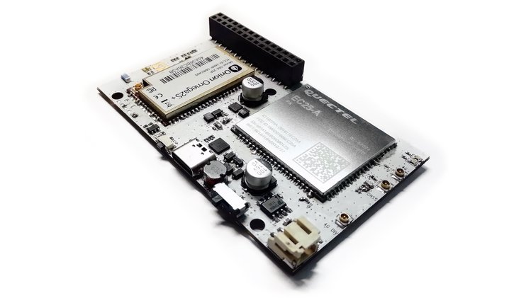 Onion Omega2 LTE – A 4G LTE and Wi-Fi connected Linux dev board with GNSS global positioning