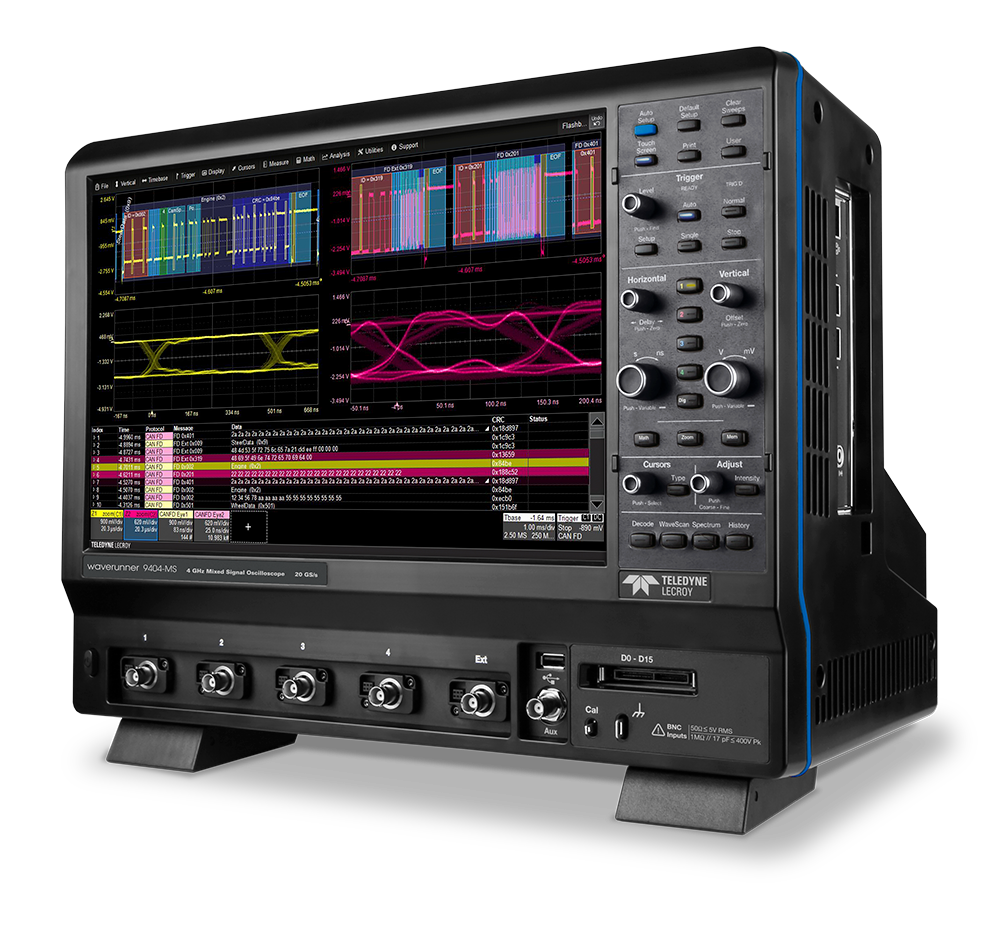 Teledyne LeCroy Introduces WaveRunner 9000 Oscilloscopes with 15.4” Display