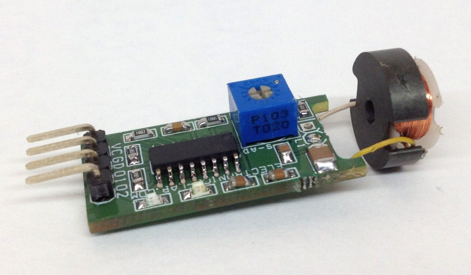 Inductive Proximity Sensor using TCA505 - Electronics-Lab.com