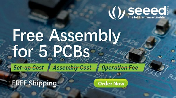 Seeed Studio Fusion PCBA Service – Free Assembly for 5 PCBs Seeed Studio Fusion PCBA Service – Free Assembly for 5 PCBs