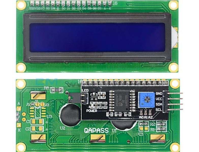 Using a 16×2 I2C LCD display with ESP32