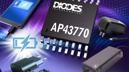 USB PD Controller from Diodes Supports Standard and Proprietary Protocols for Power Delivery