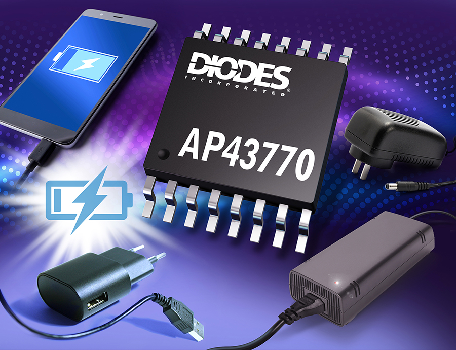 USB PD Controller from Diodes Supports Standard and Proprietary Protocols for Power Delivery
