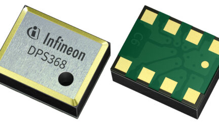 Ultra-small barometric pressure sensor DPS368 from Infineon is Protected against water dust & humidity