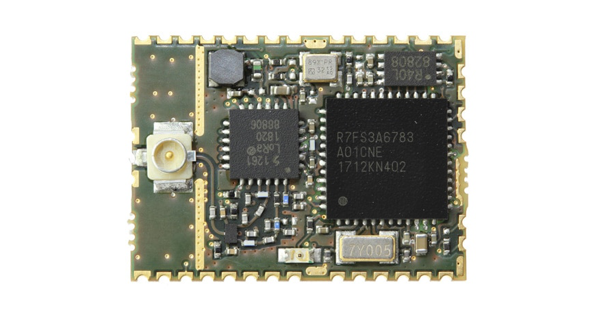 Renesas Synergy™ – FMLR-61-U-RSS3 LoRa® Module designed by Miromico