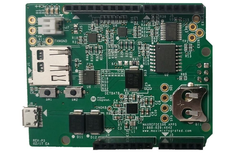 Single-Battery Charger and Fuel Gauge Reference Design for Arduino Platforms