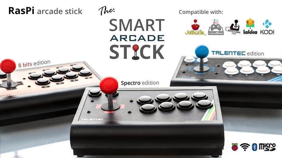 RasPi Arcade Stick – the smart arcade control by TALENTEC