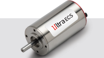DC slotless motor runs at up to 40,000 rpm