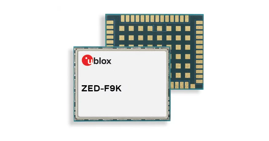 ZED-F9K module – High precision dead reckoning with integrated IMU sensors