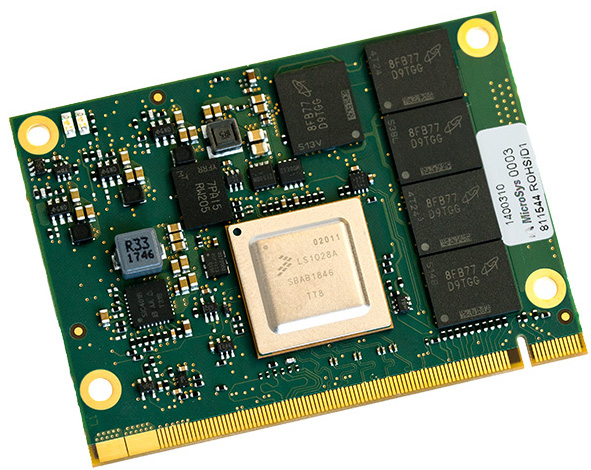 MicroSys Electronics New module and SBC Features NXP’s Cortex-A72 based LS1028A