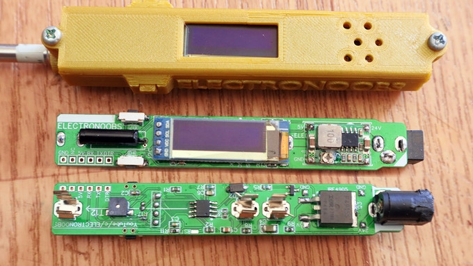 Kickstarter DIY Portable Soldering Iron Kit at $45