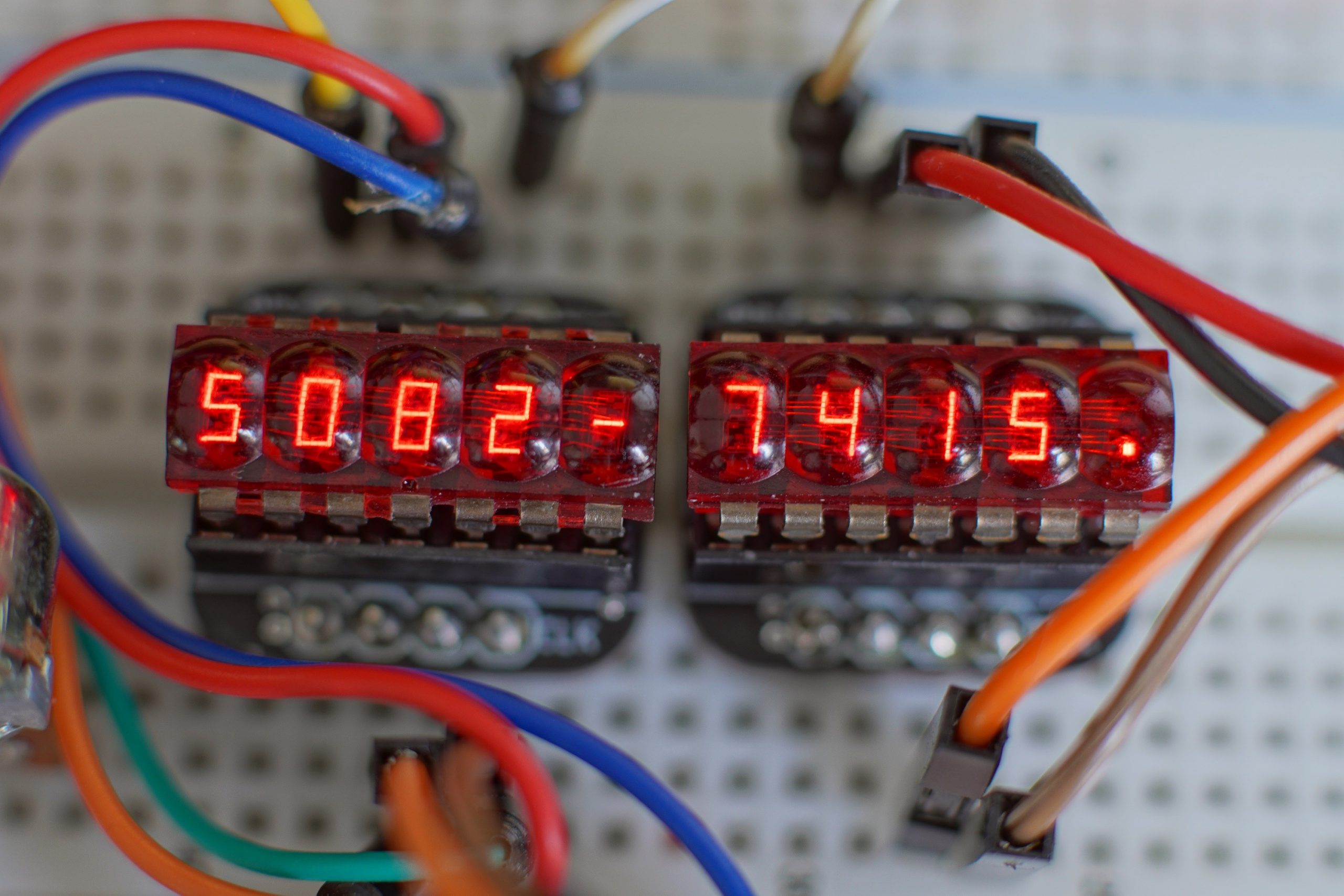 HP 5082-74xx 7-segment display revived