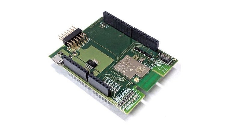 Avnet Silica WiFi Shield based on AW-Cu300A module