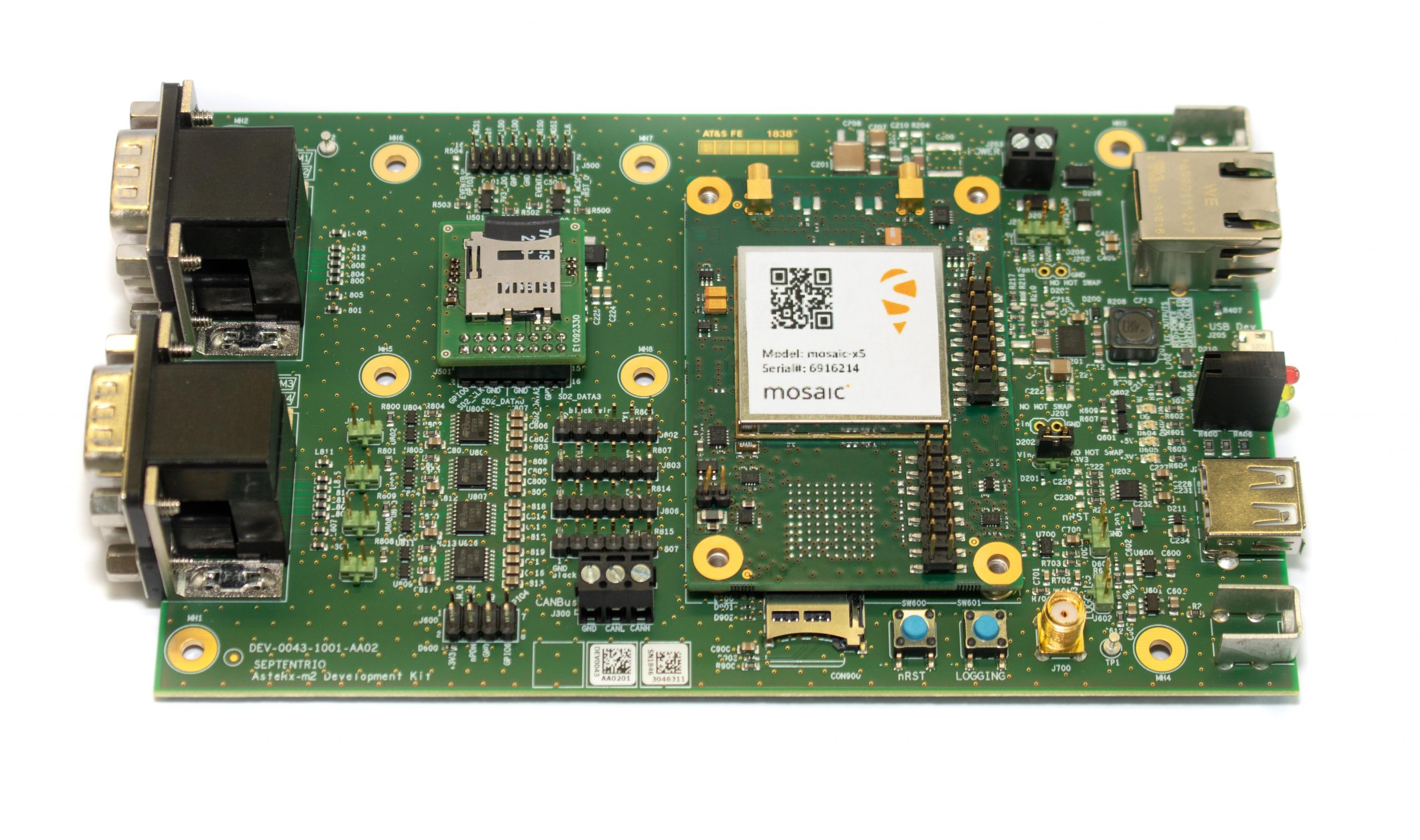 First dev-kits available for mosaic, Septentrio’s new high-precision GNSS module
