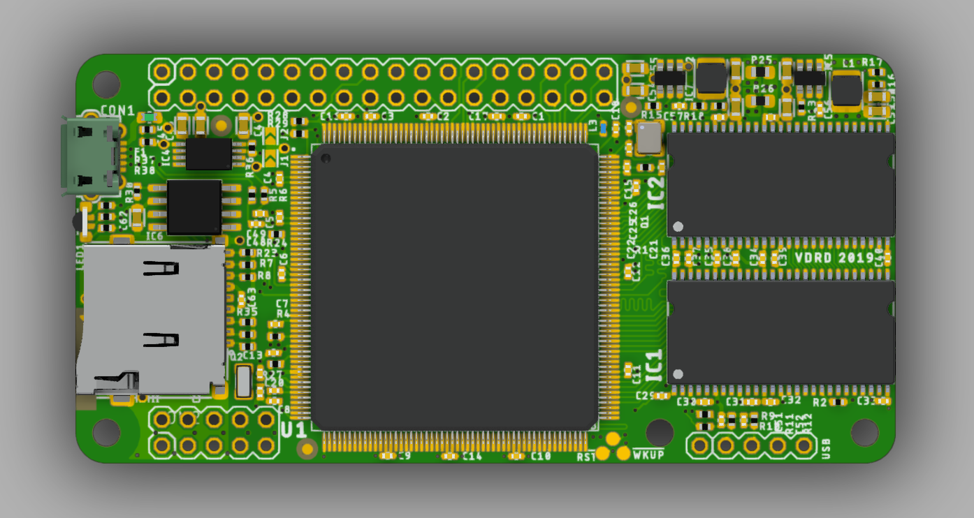 Open hardware SBC module based on AT91SAM9260 @200MHz with 128MB RAM