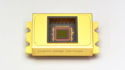 InGaAs image sensor detects short-wavelength-IR up to 2.55µm