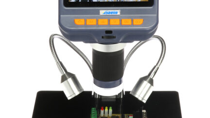 Saelig’s SAE106S Digital PCB Microscope has 1080p resolution