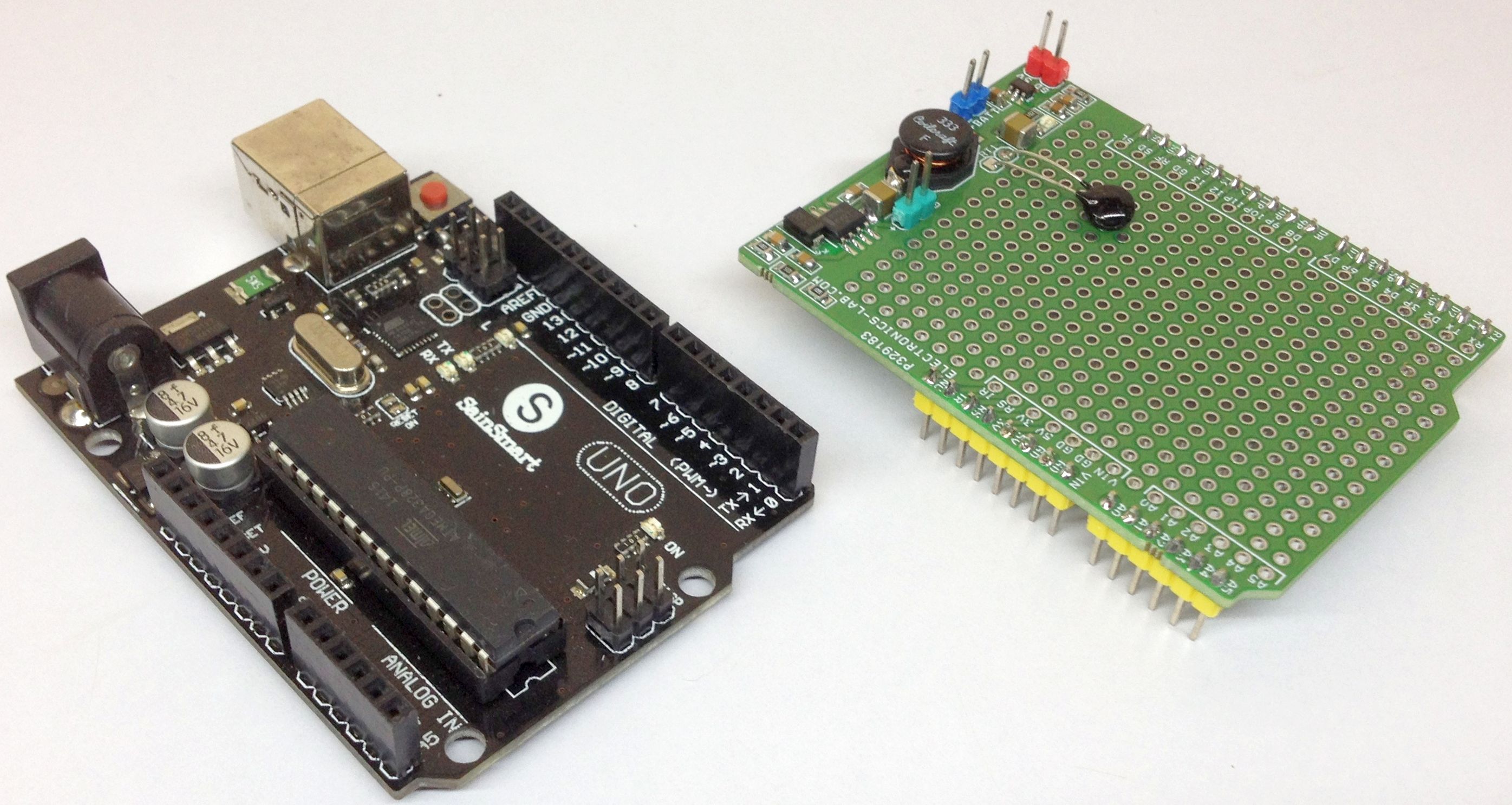 Li-Po/Li-Ion Arduino Charger Shield using BQ21040