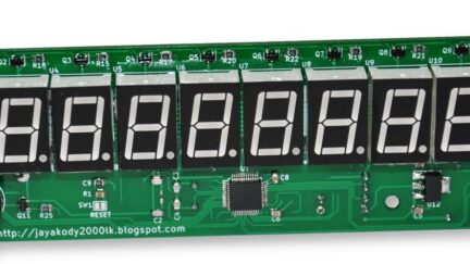 USB 10-digit Seven Segment Display Module