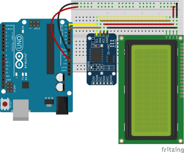 Using a 20x4 I2C Character LCD display with Arduino Uno - Electronics ...