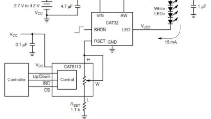 APP NOTE: Digital potentiometer to control LED brightness