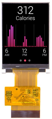The only 2.2″ TFT designed to fit 1U front panels
