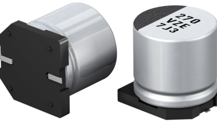 Panasonic’s EEHZ hybrid capacitors offer long lifetime at high temperature
