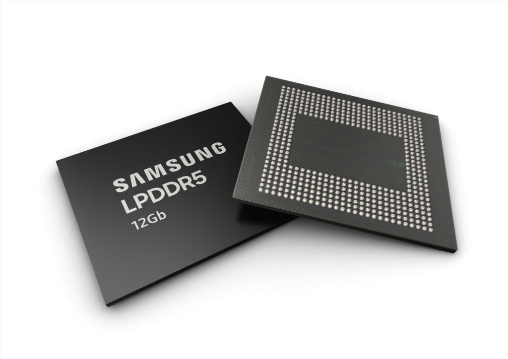 Samsung 12Gb LPDDR5 DRAM now in mass production Samsung 12Gb LPDDR5 DRAM now in mass production