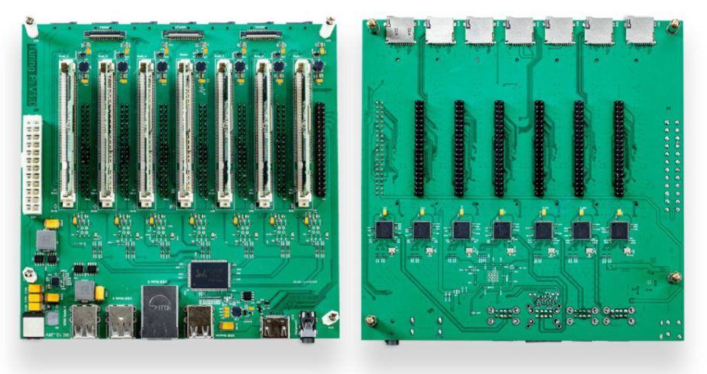 Build a Cluster Computer using 7x Raspberry Pi Compute Modules