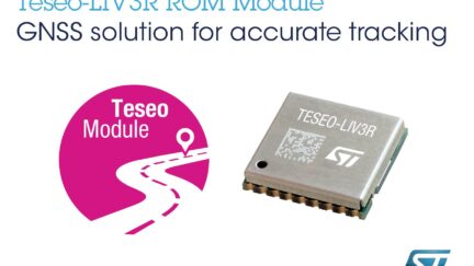 ST releases ROM-Based GNSS module
