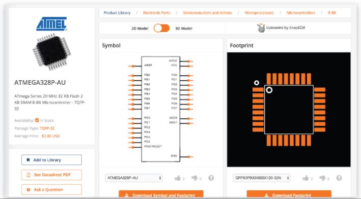 software crosschecking PCB component footprint and bom footprint.