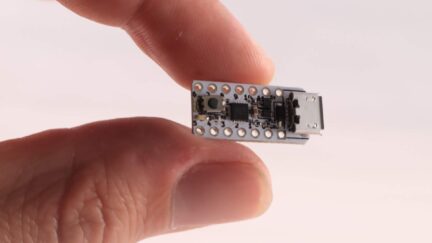 Tiniest USB development board with Micronucleus