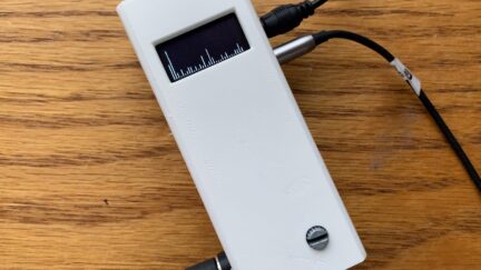 32 band audio visualizer using an ATTiny85