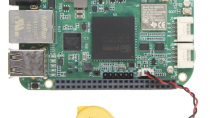 BeagleBone Green Gateway SBC features Sitara AM3358, Ethernet, and a DC Jack