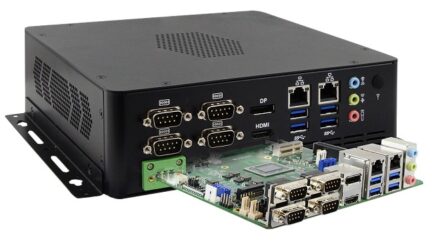 Slim Mini-ITX System with AMD Ryzen Embedded V1000 SoC