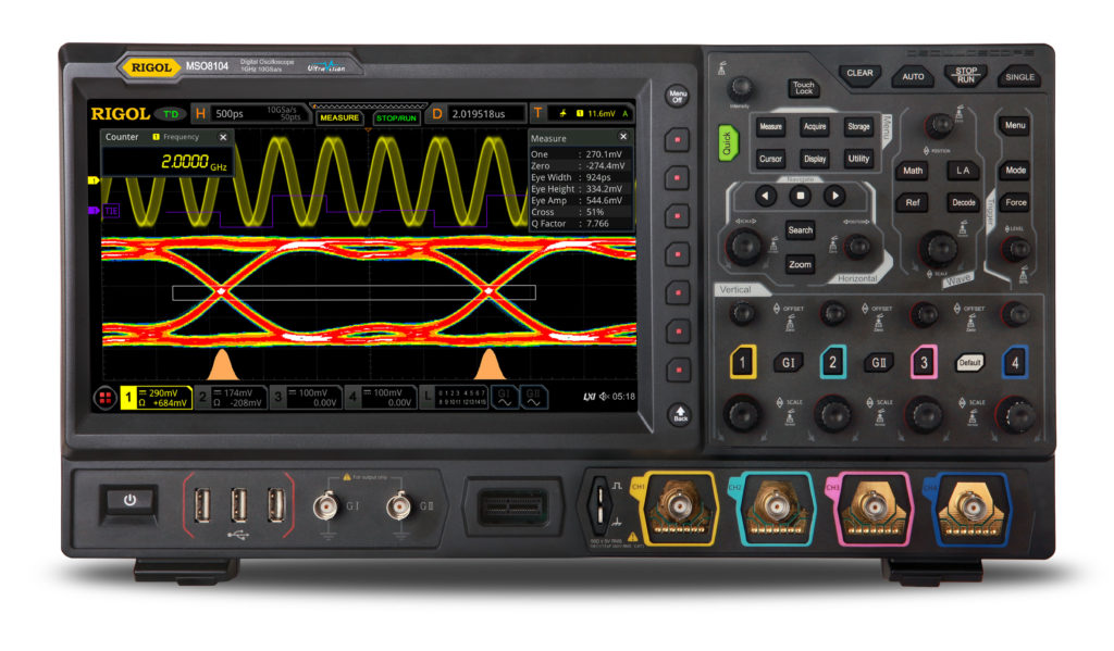 Rigol MSO8000 2GHz 4-Channel Digital Oscilloscope Series