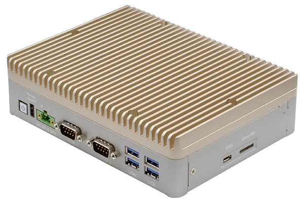 AI@Edge Compact Fanless Embedded Box PC with NVIDIA Jetson TX2 and 4 PoE LAN