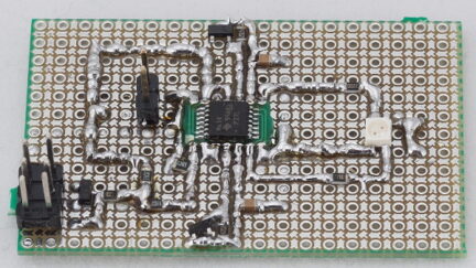 Advanced protoboard layout with 1.27mm pitch for smd parts