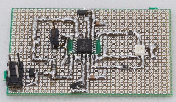 Advanced protoboard layout with 1.27mm pitch for smd parts