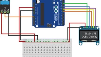 Arduino OLED Hygrometer and Thermometer using DHT11