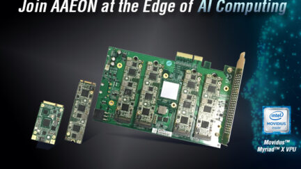 Get AI Solutions from AAEON powered by Intel Myriad X