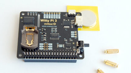 Witty Pi 3 offers RTC clock and powers your Raspberry Pi from a battery